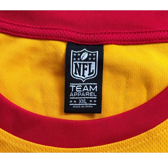 NFL Team Apparel Red/Yellow Kansas City Chiefs Shirt Mens Size XXL - Picture 3 of 9